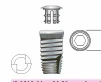 Connect SDS Tapered RBM-6mm platform - 3