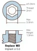 Steri-Oss Replace External Hex (5.0) - 2
