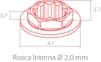 Hexagono Externo HE TD Conico PE (4.1) - 2