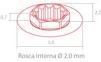 Hexagono Externo HE TD Conico WP (4.1) - 2