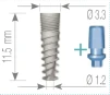 Nova Titanium Implant (NTI) 2.1 - 3