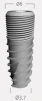 Unique Titanium Implant (UTI) 2.43 - 3