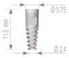 Unique Modular Titanium Implant (UMI) 2.1 - 2