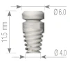 Unique Modular Titanium Implant (UMI) 2.43 - 3