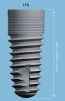 Cylindrical Implus None Polished Neck Internal Hex TTS (4.0) - 2