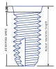 Cylindrical Implus Polished Neck Internal Hex (6.0) - 2