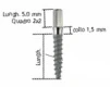 Mini Implanto Moncone Diritto MFD - 1