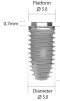 EB II Wide active (Branemark compatible) - 1