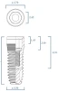 Cylindrical Mini Short Neck - 4