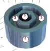 Diskimplant Monobloc Cylindrical - 4