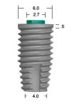 Full OSSEOTITE Parallel Walled (6.0)
