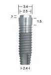 OSSEOTITE Parallel Walled (3.4)