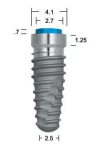 OSSEOTITE Tapered Natural Taper (4.1)