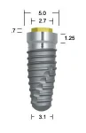 OSSEOTITE Tapered Natural Taper (5.0)
