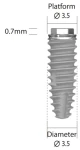 EB-II active Narrow (Branemark)