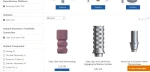 Components: Dentsply/Astra Compatible Lilac 4.5/5.0mm