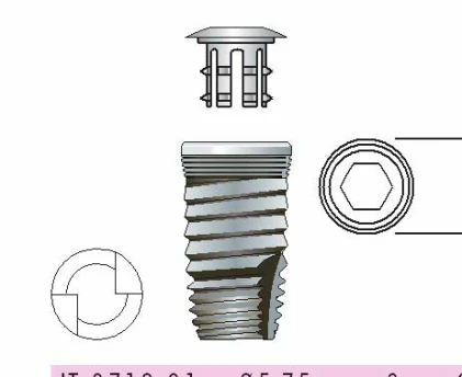 Connect SDS Tapered RBM-6mm platform