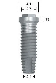 OSSEOTITE XP 3/4 (4.1)