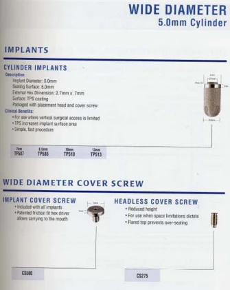 Cylinder Wide Diameter (5.0)