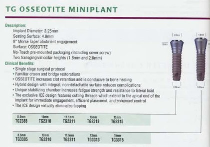 TG OSSEOTITE (4.8)