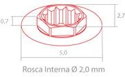 Hexagono Externo HE TD Conico WP (4.1)