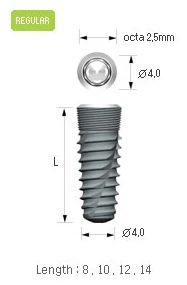 Atlas Sub-Tapered Regular (4.0)