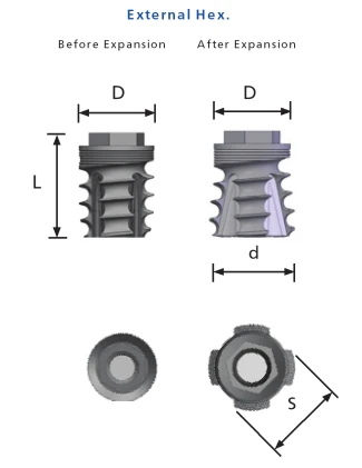 Quad External Hex