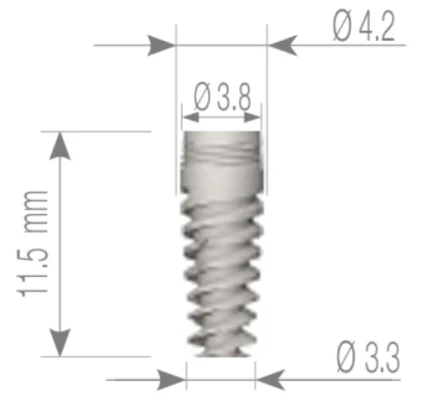 Perfect Modular Titanium Implant (PMI) 2.1