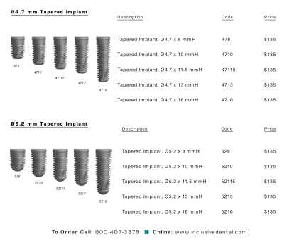 Inclusive Tapered (4.5)