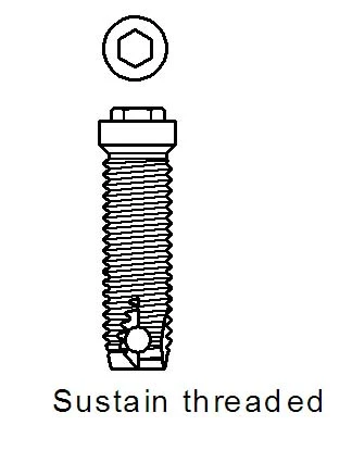 Sustain Threaded External Hex RD (4.1)