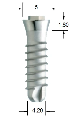 One stage External hexagon Wide Platform (5.0)