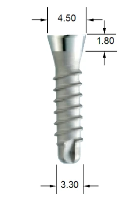 One stage internal hexagon (4.5)