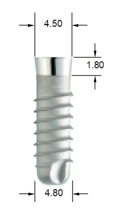One stage internal hexagon (4.5)