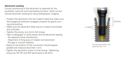 NobelParallel Conical Connection NP 3.75mm