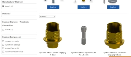 Components: Neoss Compatible 4.1mm