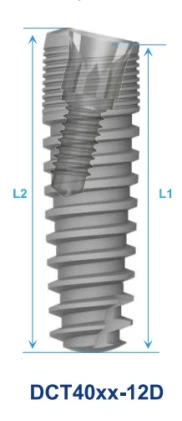 Deep Conical Co-Axis Tapered 4.0mm DCT40-12D