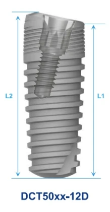 Deep Conical Co-Axis Tapered 5.0mm DCT50-12D