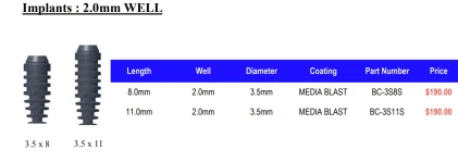 Titan-G well 2.0mm